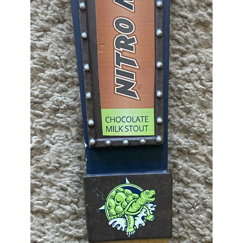 Terrapin Beer Company Nitro Moo-Hoo Stout Logo Beer Tap Handle 12.25